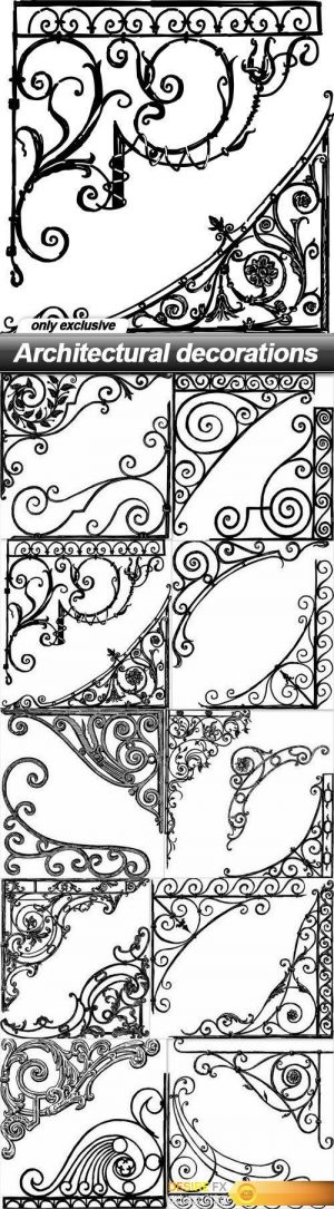 Architectural decorations – 10 EPS