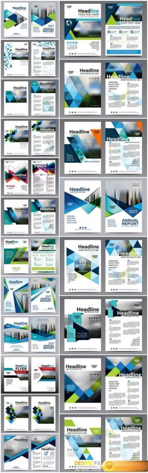 Corporate Templates of Brochures 16 – 20xEPS