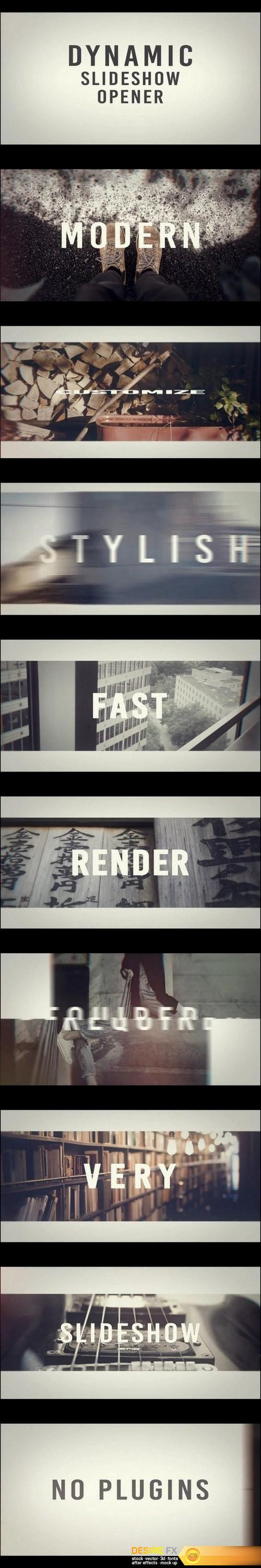 Motion Array – Dynamic Slideshow Opener After Effects Templates