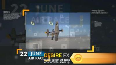 Air Show Opener After Effects Templates