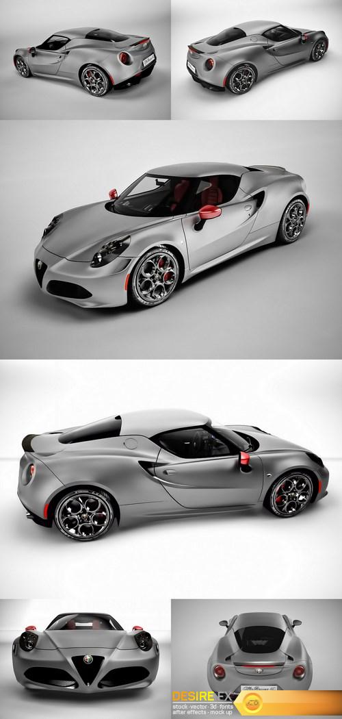 Alfa Romeo 4C Launch Edition 3D Model