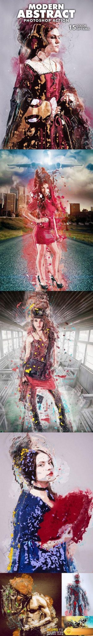 Graphicriver 19963077 – modern abstract photoshop action