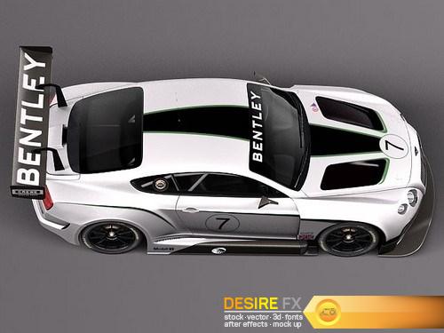 Bentley Continental GT3 2014 RaceCar 3D Model
