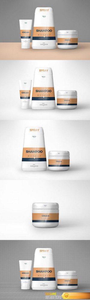 CM – Cosmetic Cream & Shampoo Mockup 1113908
