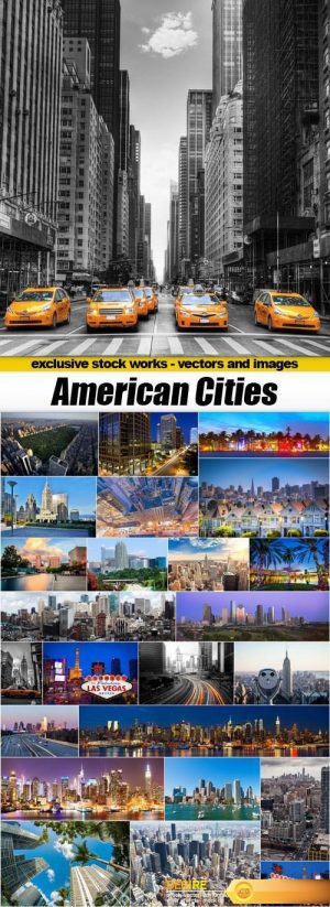American Cities – 25xUHQ JPEG