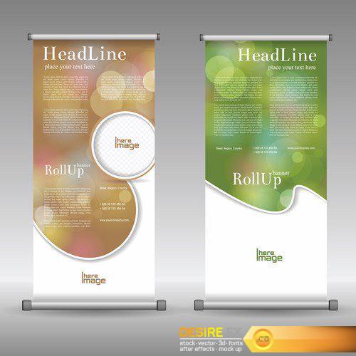 Banner template design – 13 EPS