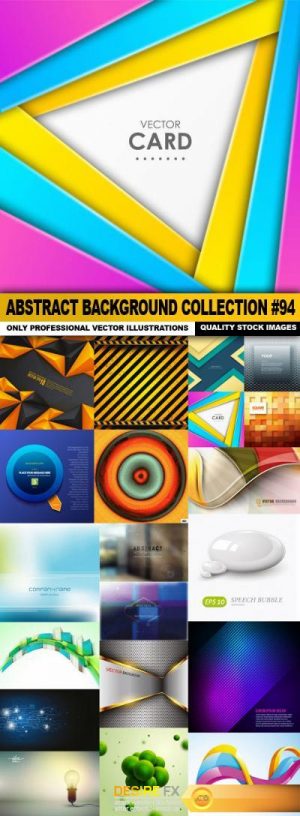 Abstract Background Collection #94 – 20 Vector