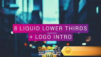 Liquid Lower Thirds After Effects Templates