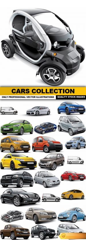 Cars Collection – 25 Vector