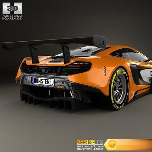 McLaren 650S GT3 2015 3D Model