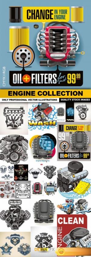 ENGINE Collection – 25 Vector