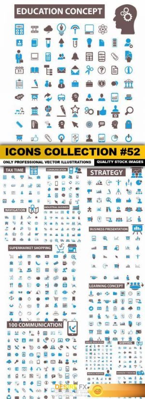 Icons Collection #52 – 15 Vector