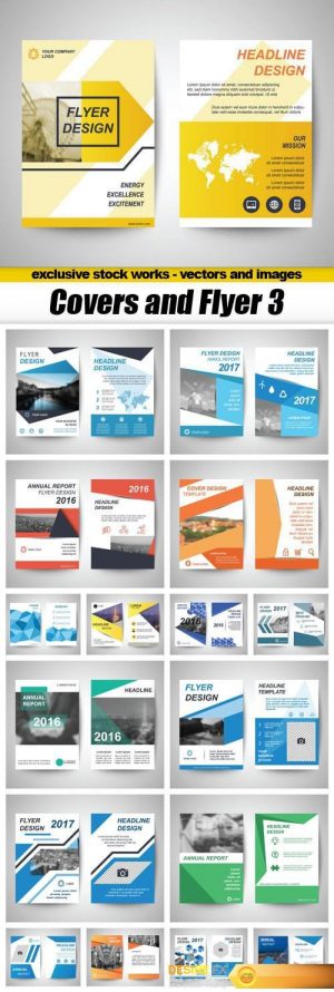 Covers and Flyer 3 – 18xEPS