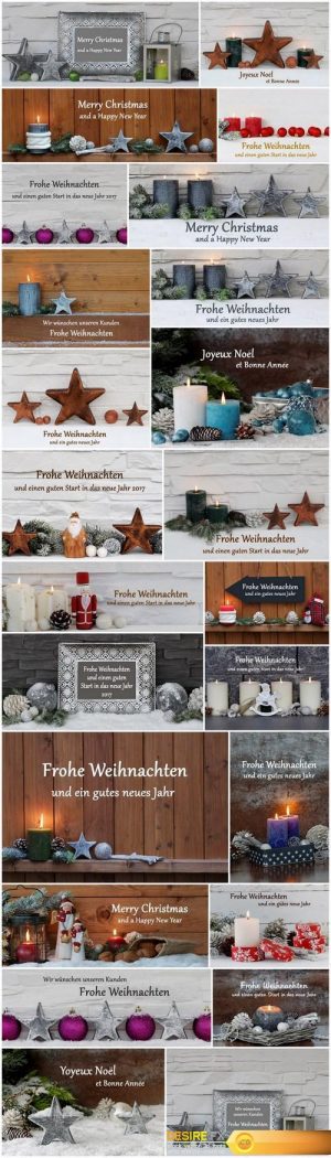 Beautiful Christmas Decorations 5 – 20xUHQ JPEG Photo Stock