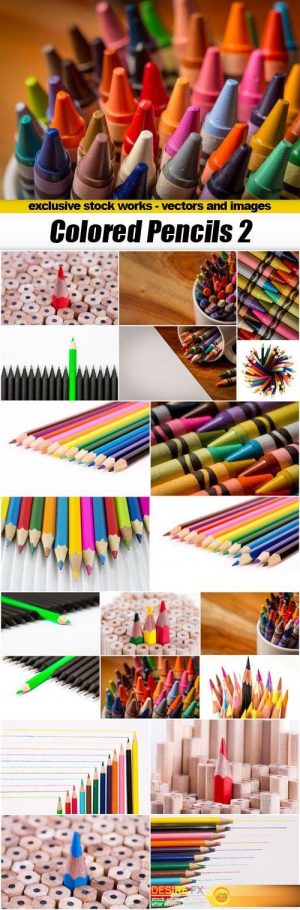 Colored Pencils 2 – 20xUHQ JPEG
