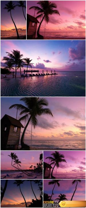 Caribbean sunset – 8xUHQ JPEG