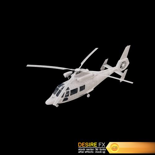 Eurocopter AS-365 Air Ambulace 3D Model