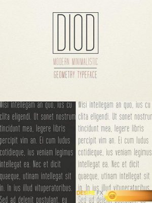 CM – DIOD Typeface 1278053