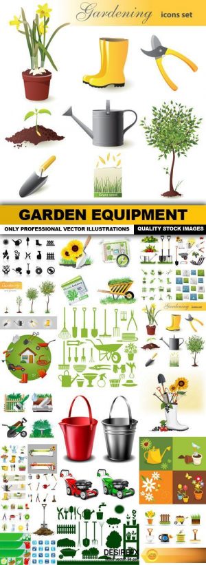 Garden Equipment – 25 Vector