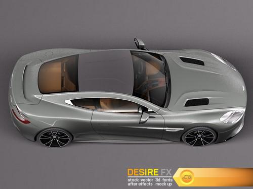 Aston Martin 2013 AM 310 Vanquish 3D Model
