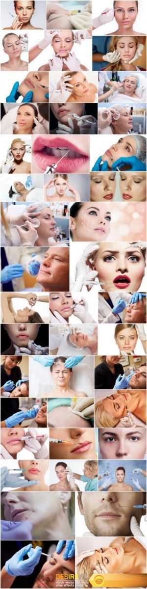 Cosmetology and Botox Injection – Set of 44xUHQ JPEG Professional Stock Images