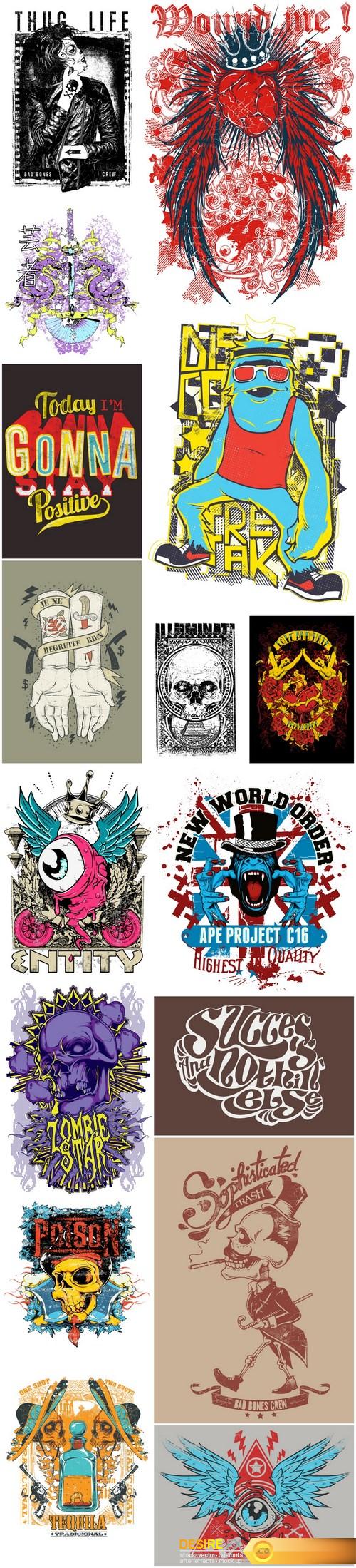 T-Shirt Print Design & Art #42