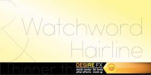 Watchword Hairline font