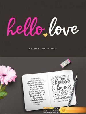 Hello Love Script Font