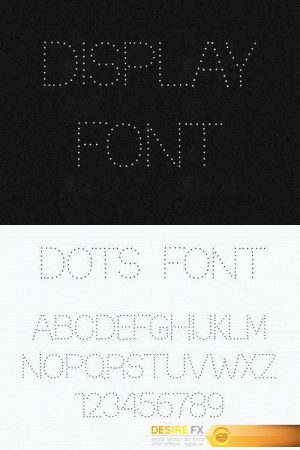 Dotted Font