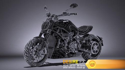 Ducati X-Diavel 2016 3D Model