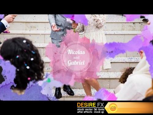 Watercolor Wedding Pack After Effects Templates
