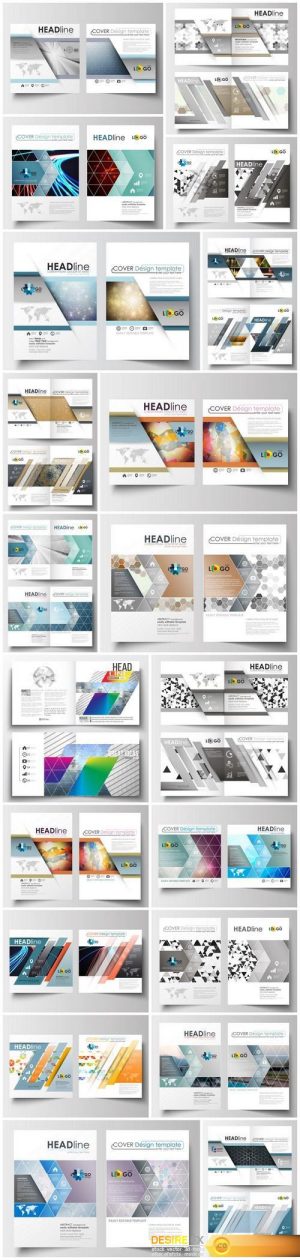 Cover design template, magazine, flyer, booklet or annual report 5 – 20xEPS Vector Stock