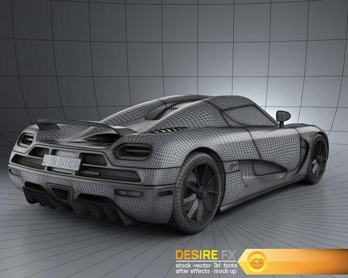 Koenigsegg Agera 2011 3D Model