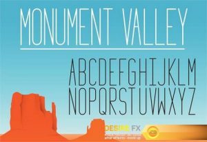 Monument Valley 1.2 font