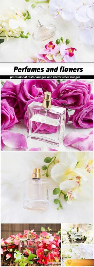 Perfumes and flowers – 5 UHQ JPEG