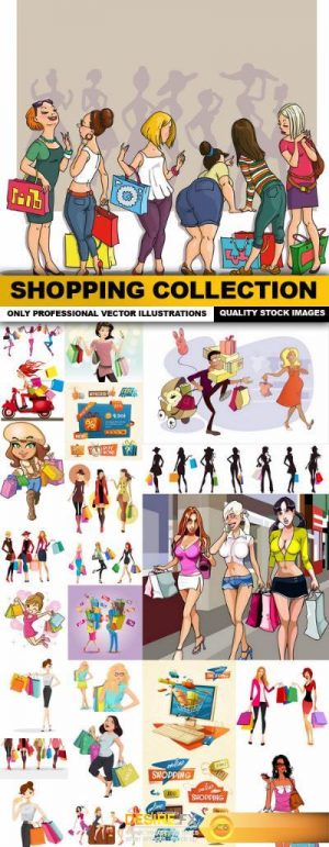 Shopping Collection – 25 Vector