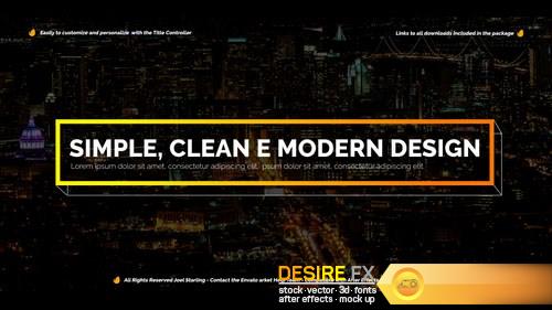 Videohive Modern Promo Titles Pack 19488843