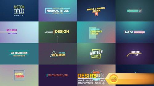Videohive Motion Titles 17490523