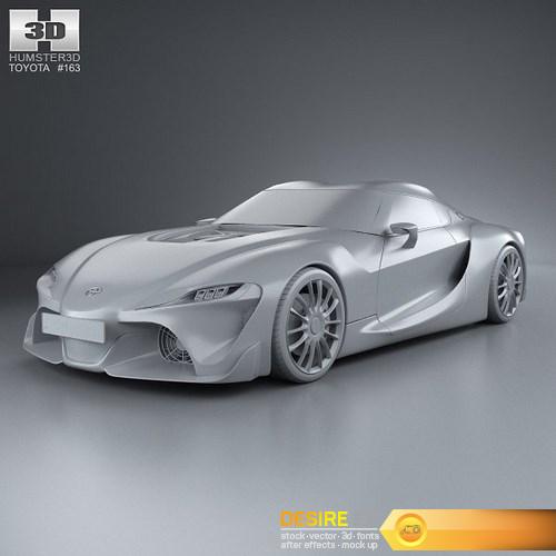 Toyota FT-1 2014 3D Model