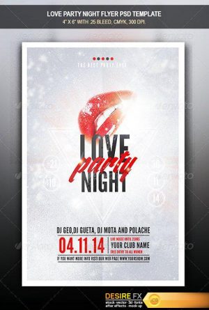 Graphicriver Love Party Night 7973934
