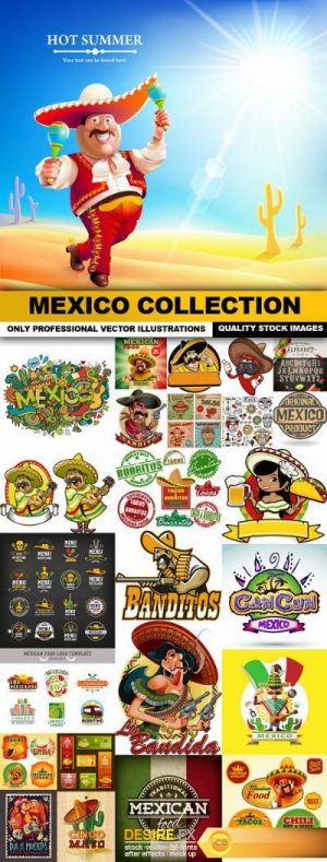 Mexico Collection – 25 Vector