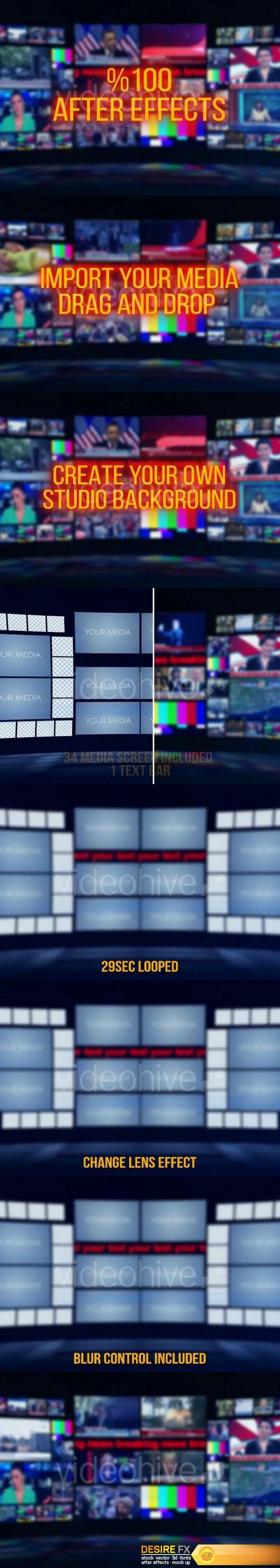 Videohive 19583069 TV Studio Background