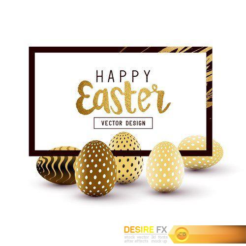 Abstract Easter Egg Background 12X EPS