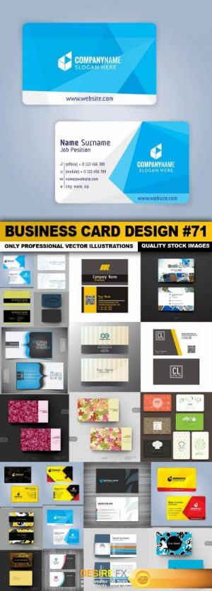 Business Card Design #71 – 22 Vector