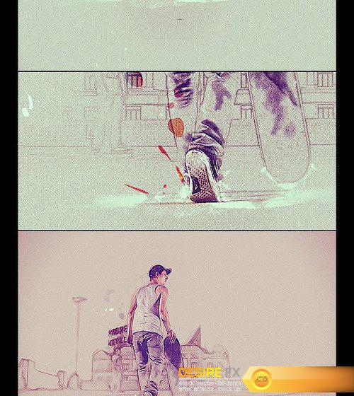 GraphicRiver MixArt – Sketch Painting Photoshop Action 10854667