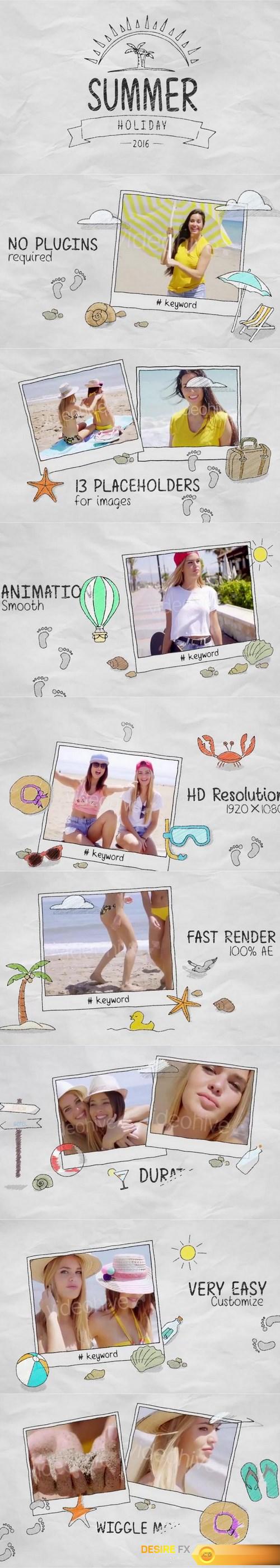 Videohive 16928453 – summer holidays