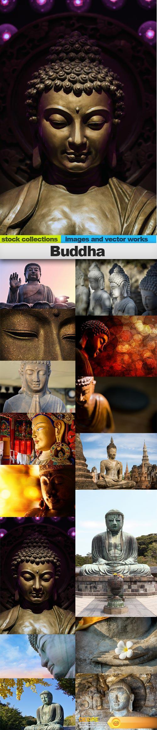 Buddha, 15 x UHQ JPEG