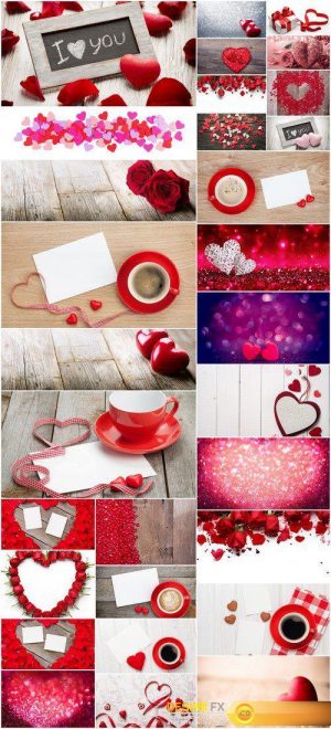 Symbols on Valentines Day 30X JPEG