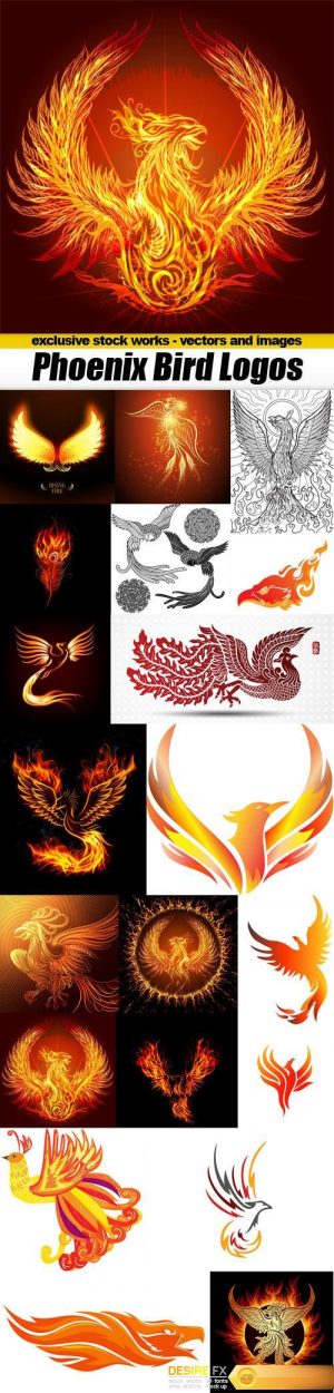 Phoenix Bird Logos – 20x EPS