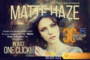 Matte Haze Photoshop Actions – Pro Retouching Workflow
